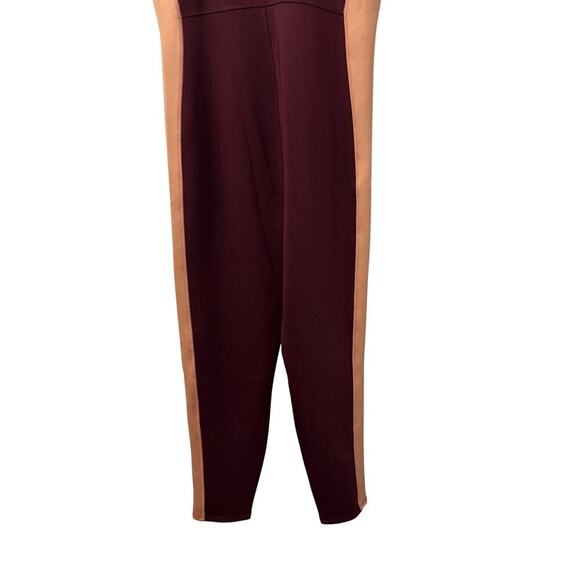 Fabletics Atlantis Scuba 7/8 Jumpsuit Romper Onesie XXL Maroon Pink - Picture 10 of 11